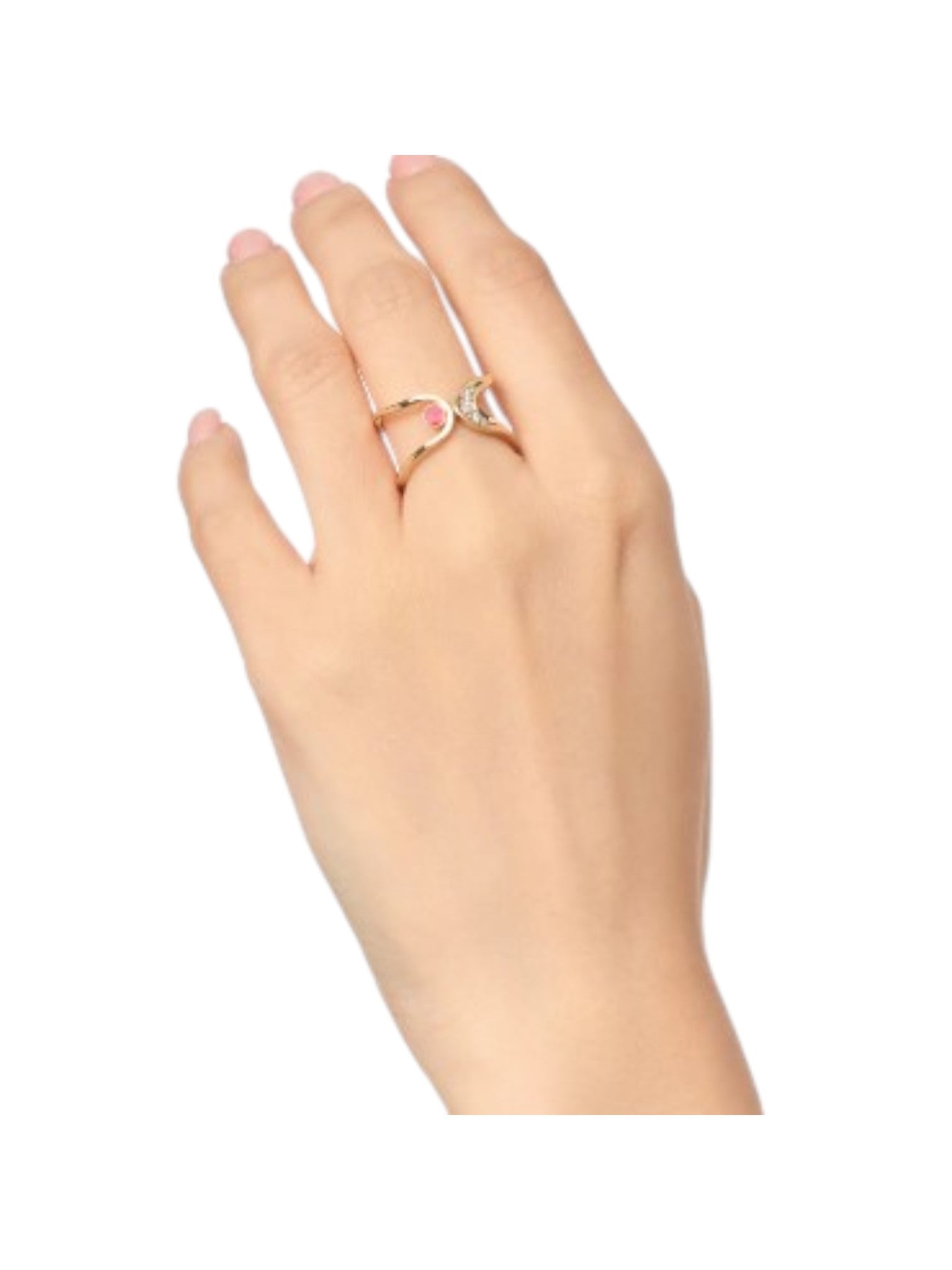 Trendy 925 Sterling Silver Gold Plated Light Weight Ring For Women By Kesardeep Impex