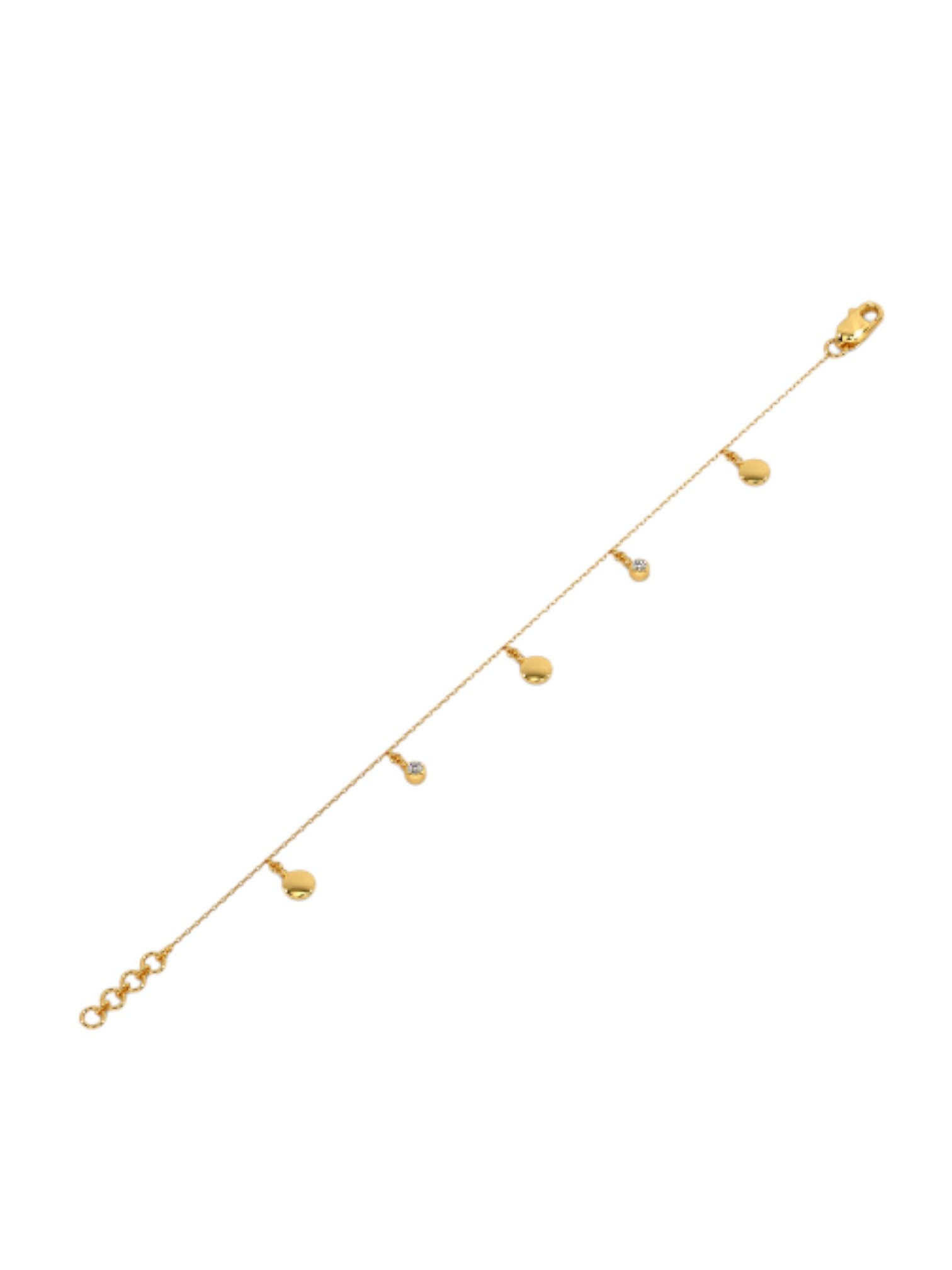 Eleke Bracelet Gold Plated Charm Bracelets 925 Sterling Silver For Women By Kesardeep