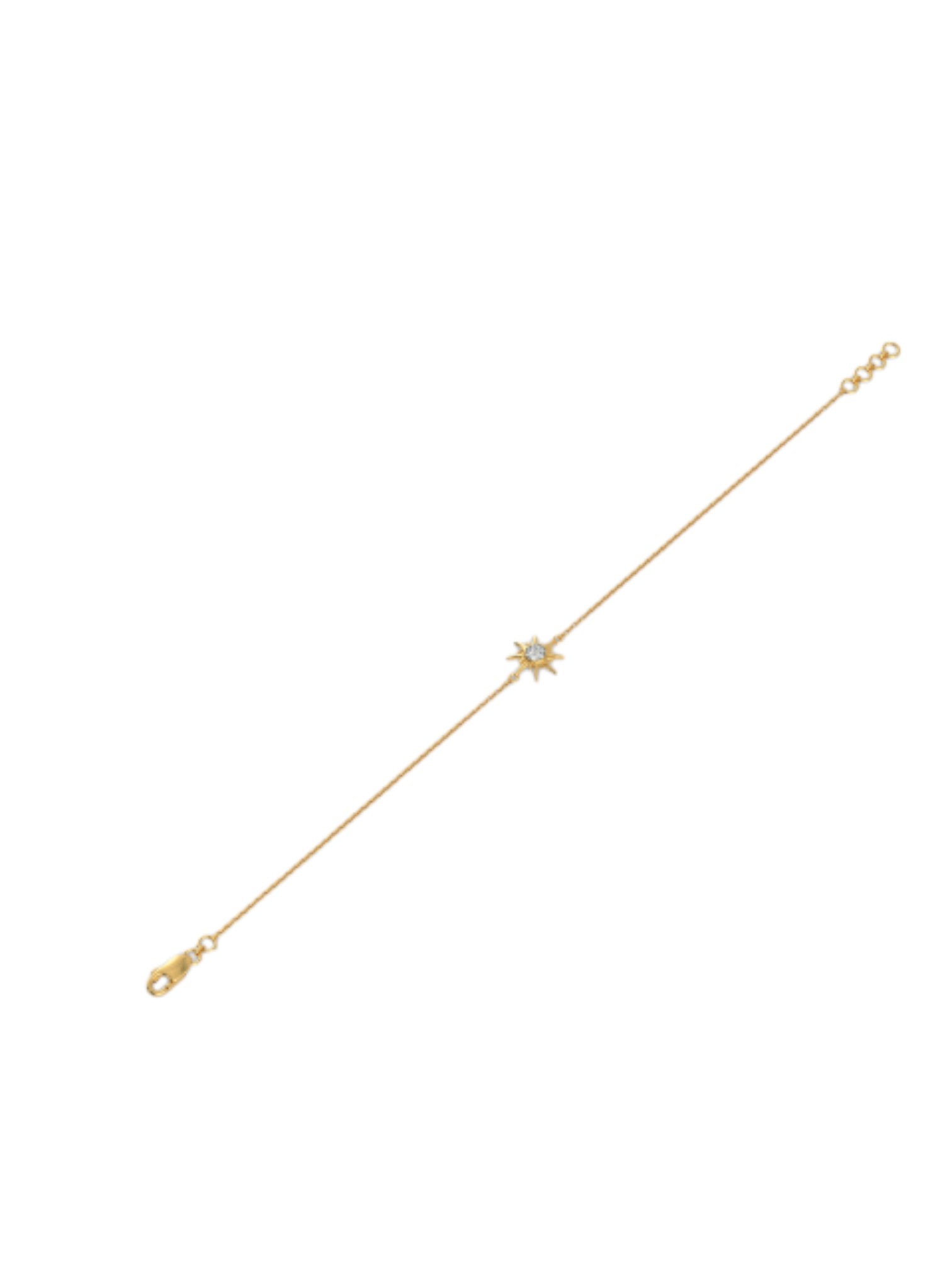 Glorious Sun Bracelet Gold Plated Charm Bracelets 925 Sterling Silver For Women By Kesardeep