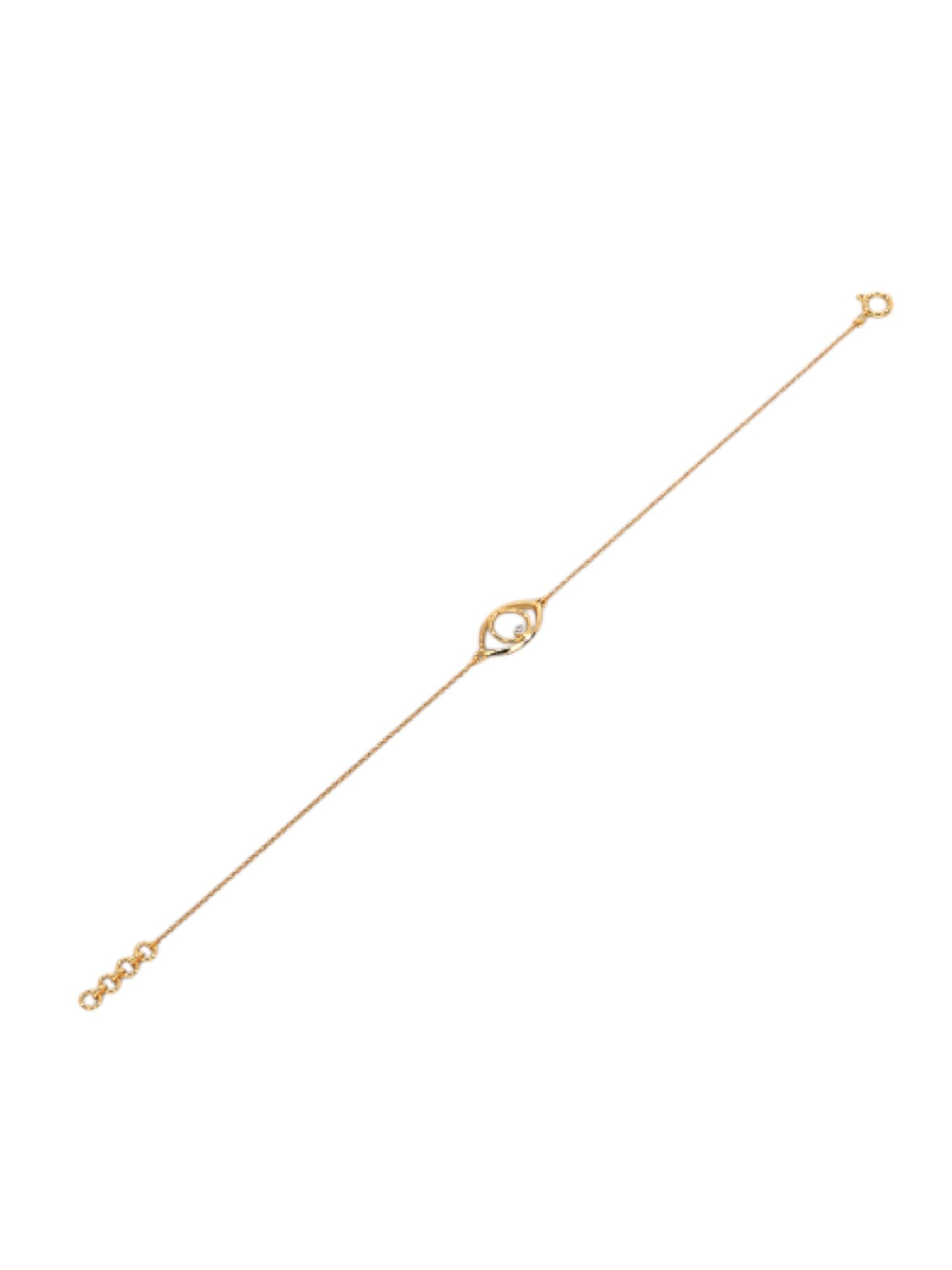 Evil Eye Gold Plated Charm Bracelets 925 Sterling Silver For Women By Kesardeep