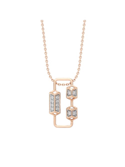 Trendy Design 925 Sterling Silver CZ Stones Gold Plated Pendant With Chain For Women By Kesardeep