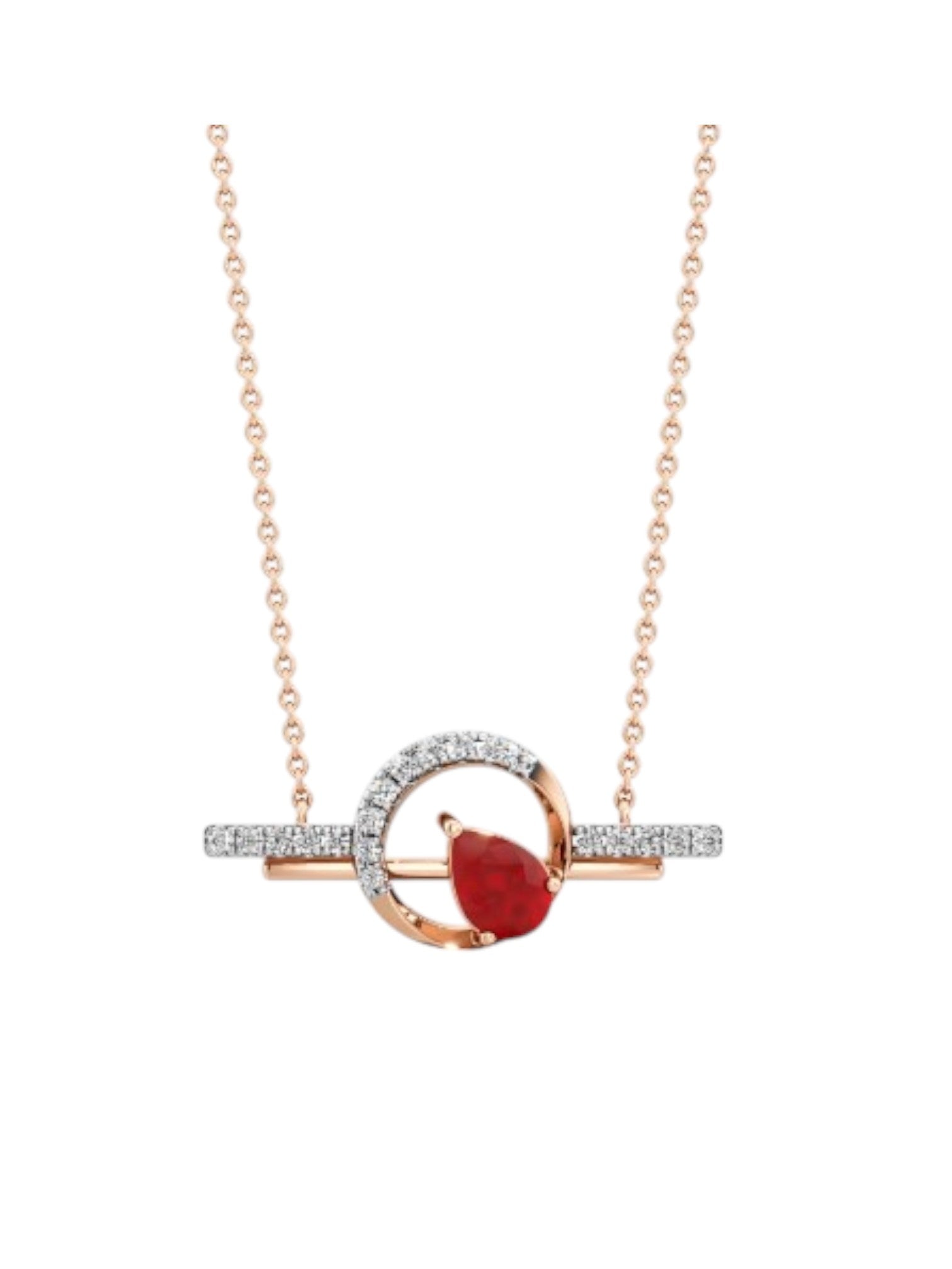 925 Sterling Silver Elegant Design CZ Stone Gold Plated Pendant With Chain For Women By Kesardeep