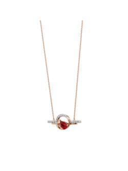 925 Sterling Silver Elegant Design CZ Stone Gold Plated Pendant With Chain For Women By Kesardeep