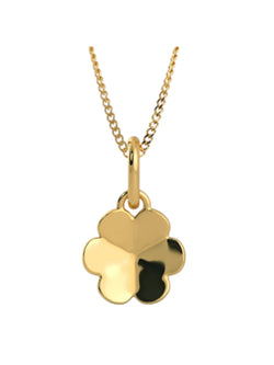 925 Sterling Silver Minimalist Flower Design CZ Stones Gold Plated Pendant With Chain For Women By Kesardeep