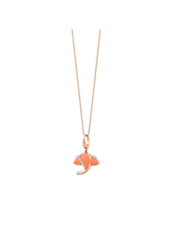 925 Sterling Silver Stylish Elephant Design CZ Stones Rose Gold Plated Pendant With Chain For Women Kesardeep