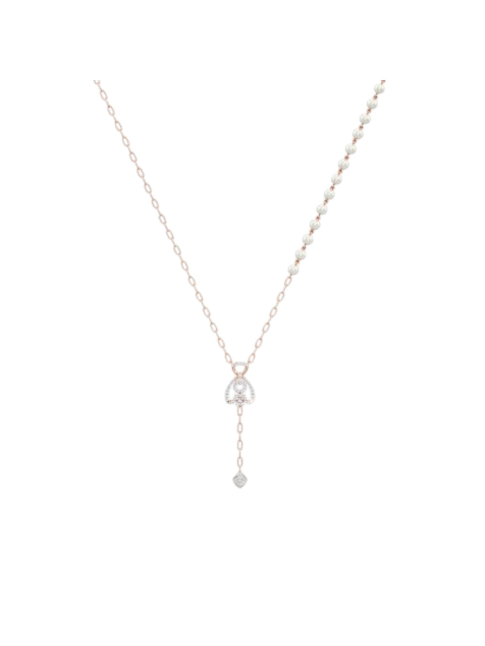 925 Sterling Silver Stylish Design CZ Stones Pendant With Chain For Women By Kesardeep