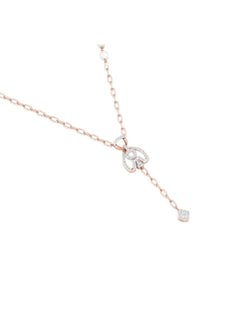925 Sterling Silver Stylish Design CZ Stones Pendant With Chain For Women By Kesardeep
