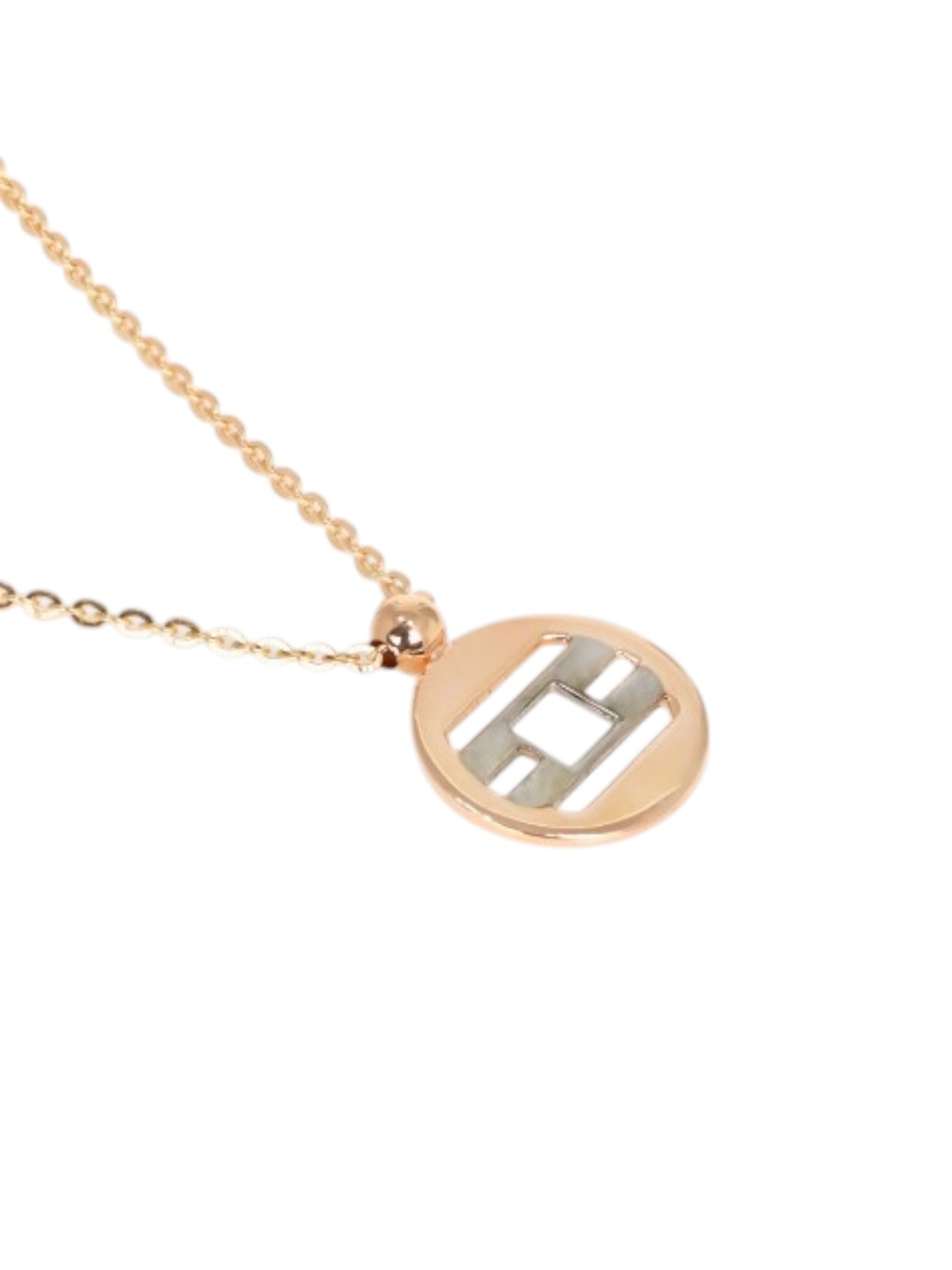 925 Sterling Silver Stylish Design CZ Stones Gold Plated Pendant With Chain For Women By Kesardeep