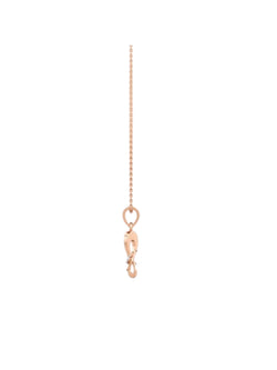 Trendy Butterfly Design 925 Sterling Silver CZ Stones Rose Gold Plated Pendant With Chain For Women By Kesardeep