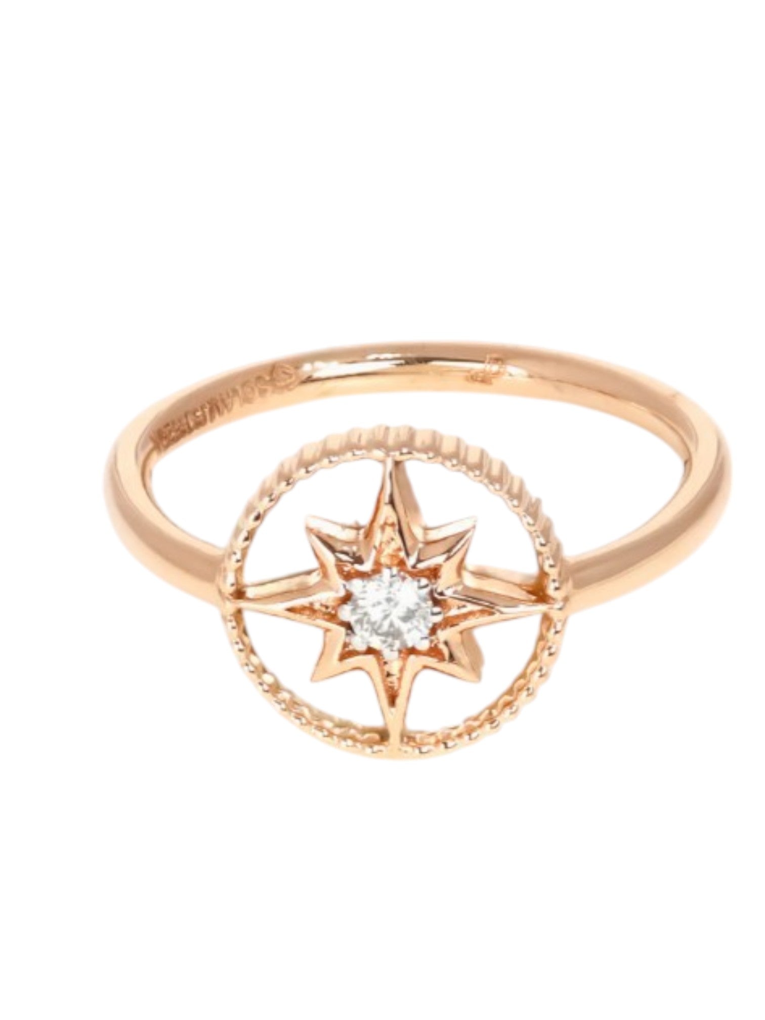 925 Sterling Silver Rose Gold Plated Light Weight Ring For Women By Kesardeep