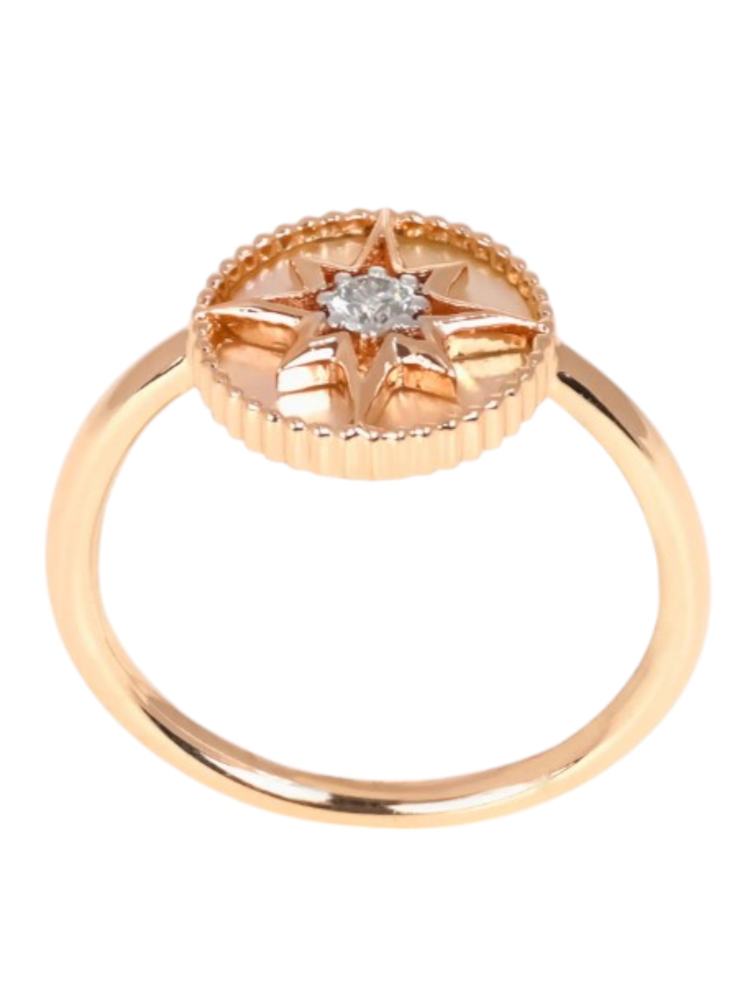 925 Sterling Silver Rose Gold Plated Light Weight Ring For Women By Kesardeep