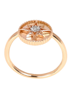 925 Sterling Silver Rose Gold Plated Light Weight Ring For Women By Kesardeep