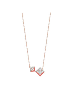 925 Sterling Silver With CZ Stones Gold Plated Pendant With Chain For Women By Kesardeep