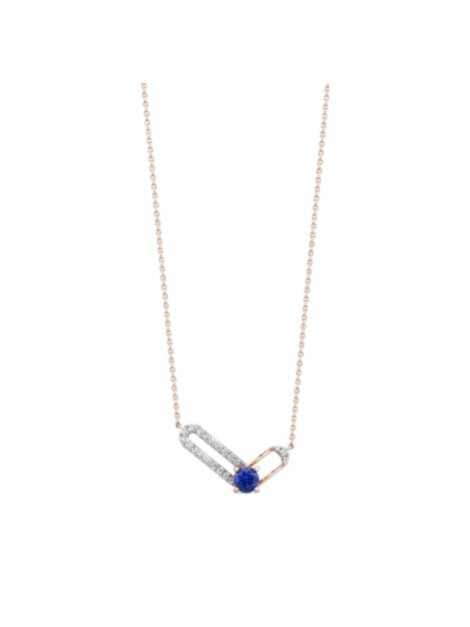 Minimal Gold Plated Pendant In Sterling Silver With 3A CZ For Women by Kesardeep