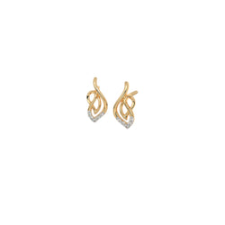 Stylish Avnita 925 Sterling Silver Design Earring With Stones In Two Tone Plated For Women By Kesardeep