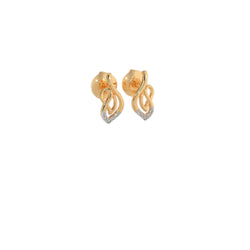 Stylish Avnita 925 Sterling Silver Design Earring With Stones In Two Tone Plated For Women By Kesardeep