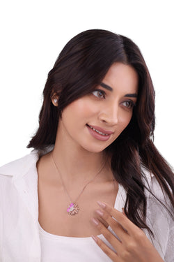 Butterfly Enamel Pendant For Women