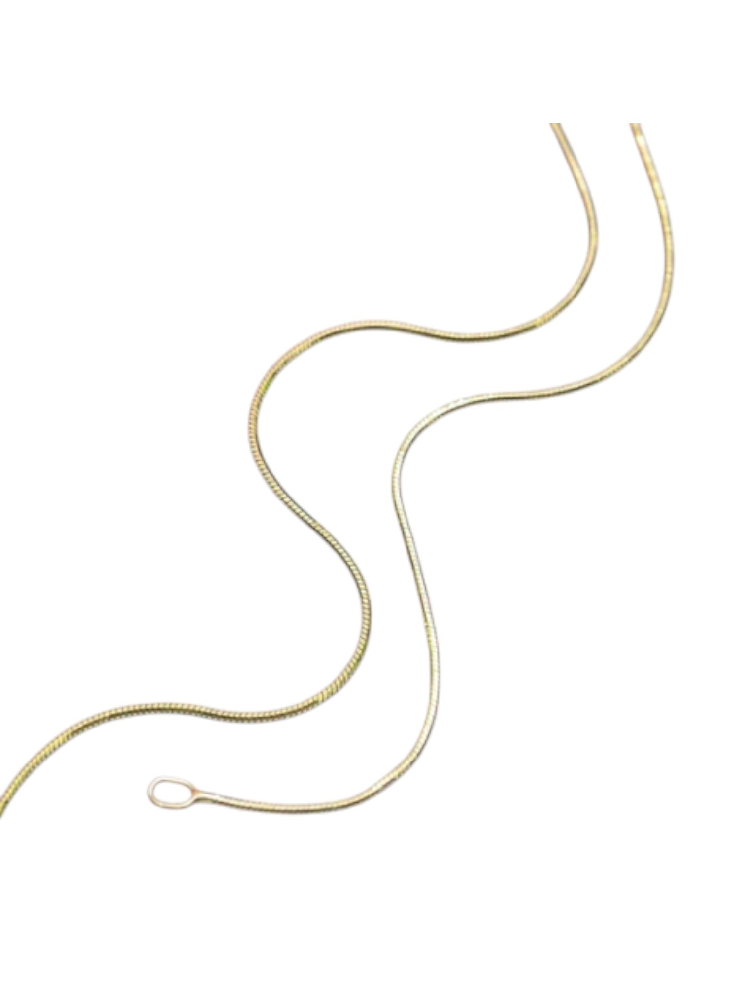 Golden Serenade 925 Sterling Silver Snake By  Kesardeep Impex Chain Anklet For Women