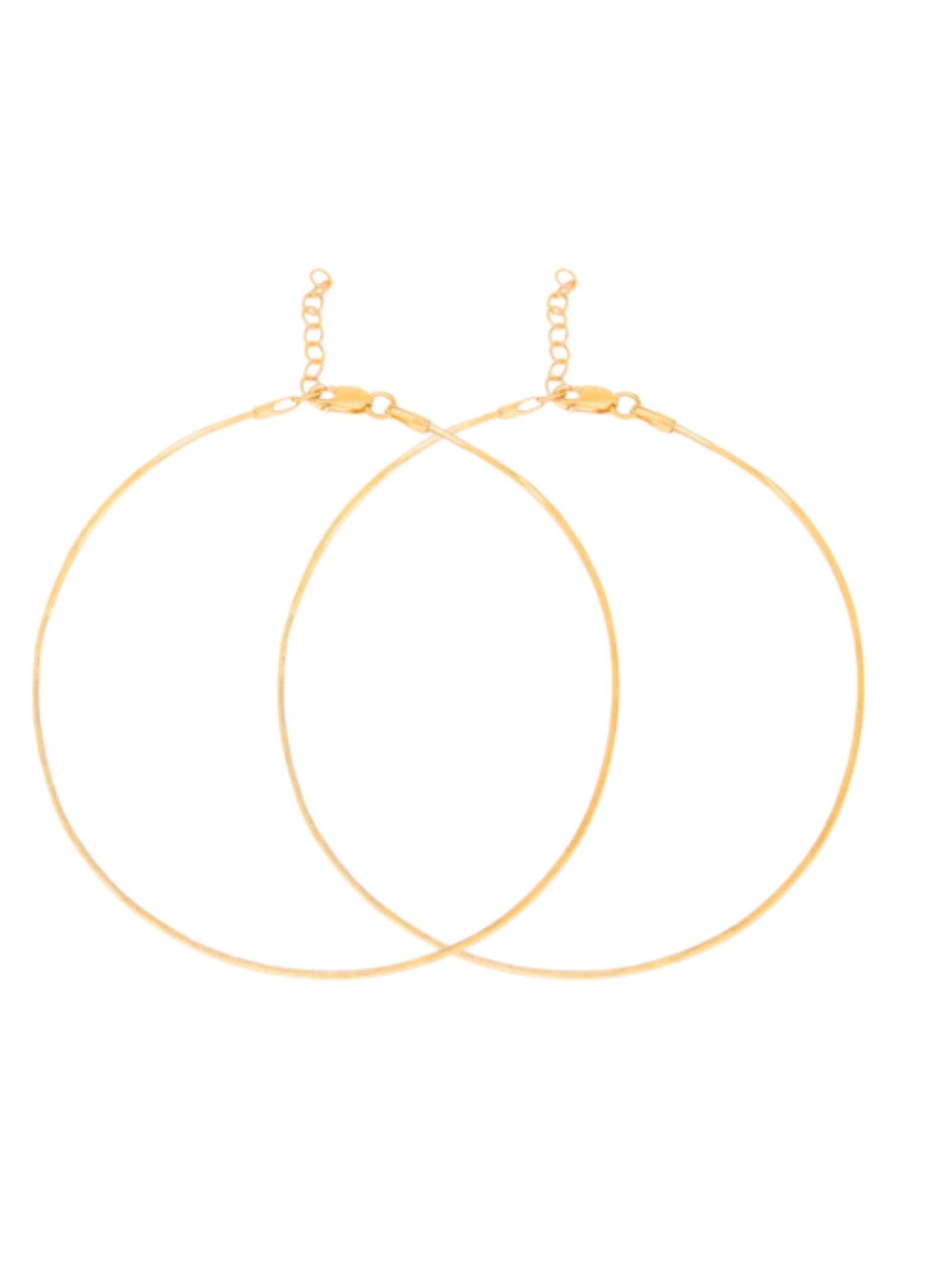 Golden Serenade 925 Sterling Silver Snake By  Kesardeep Impex Chain Anklet For Women