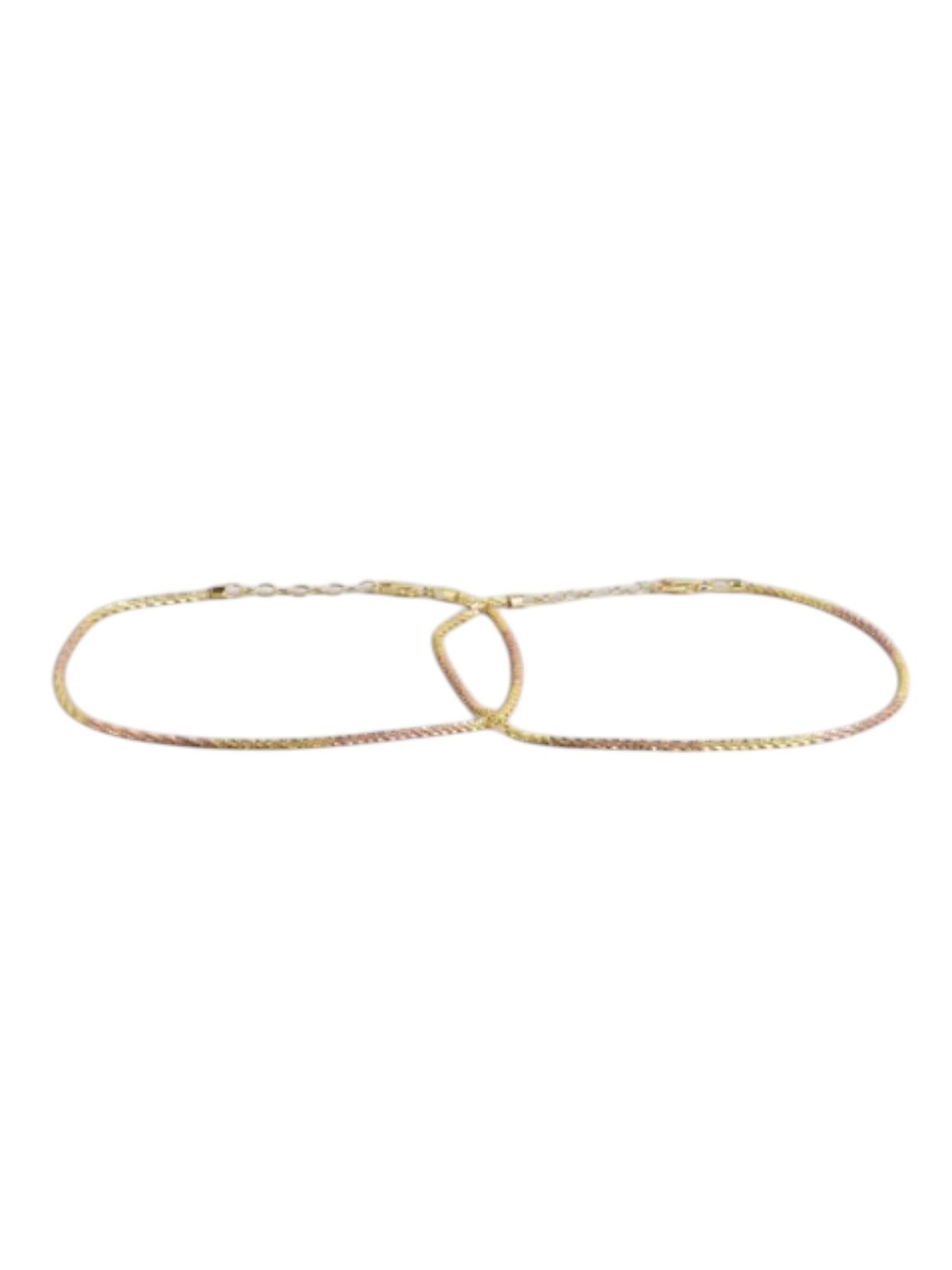 Mystical Dual Tone Elegant 925 Sterling Silver Anklet By Kesardeep Impex For Women