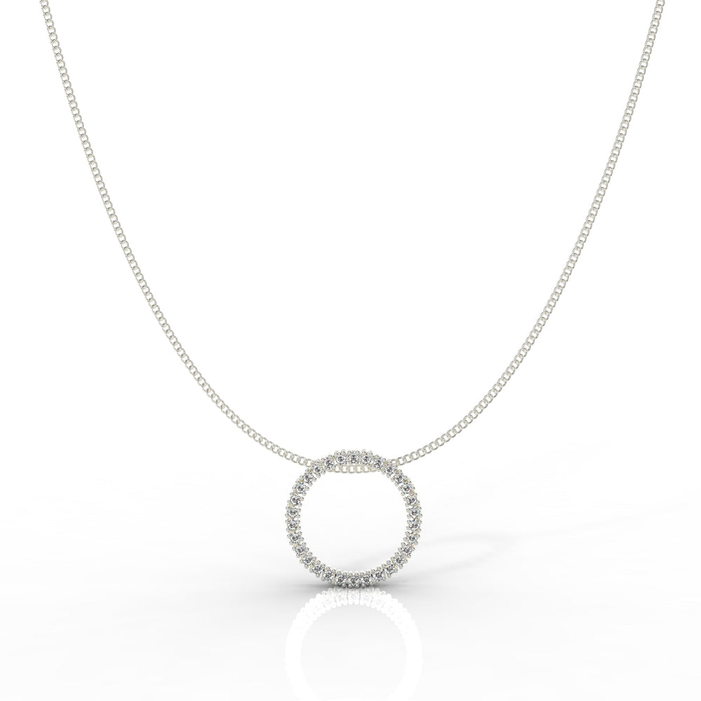 Chunky Wheel Pendant With Chain, Hallmarked 925 Sterling Silver - sitabo