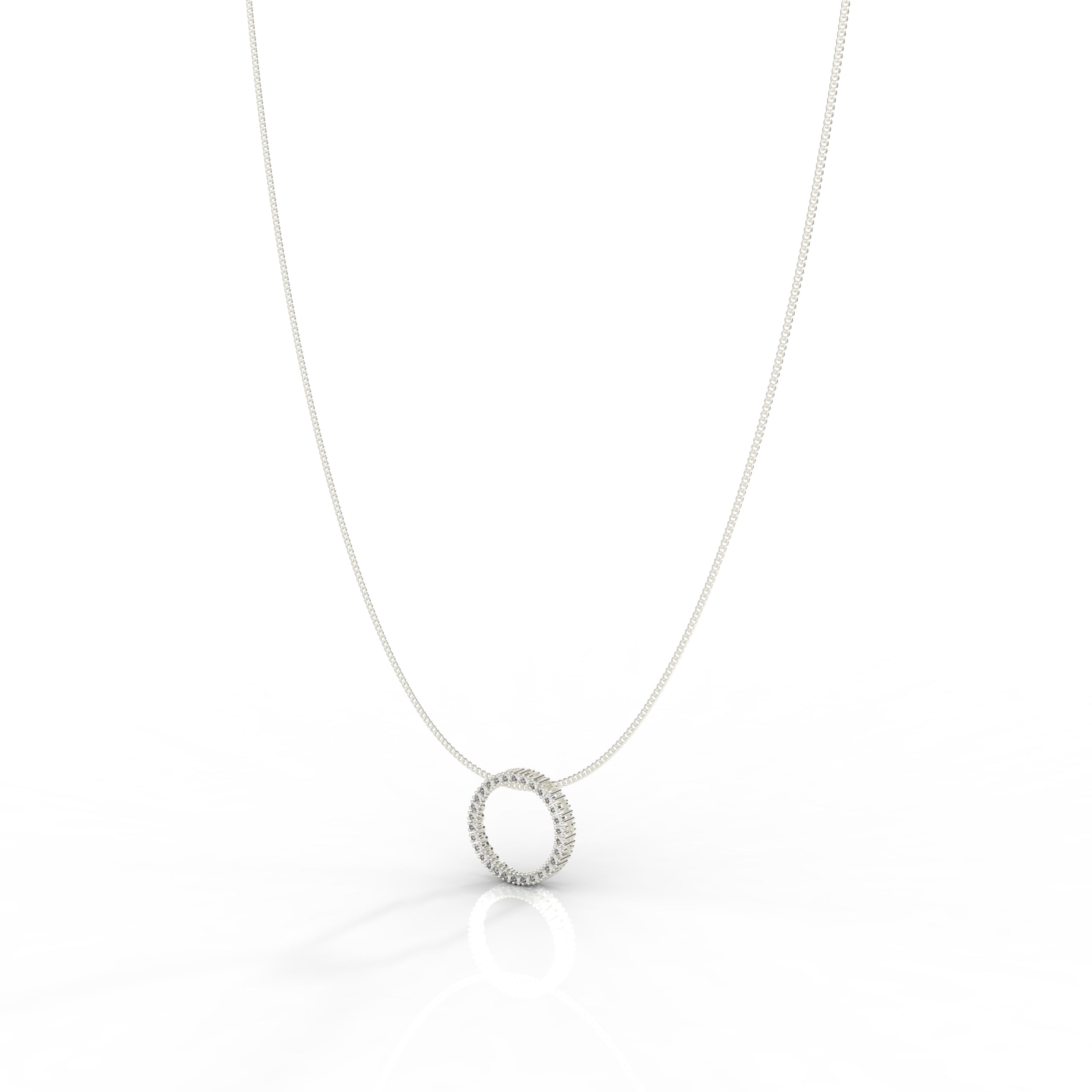 Chunky Wheel Pendant With Chain, Hallmarked 925 Sterling Silver - sitabo